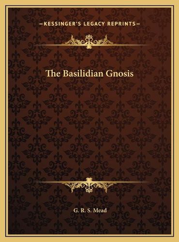 Cover image for The Basilidian Gnosis