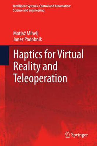 Cover image for Haptics for Virtual Reality and Teleoperation