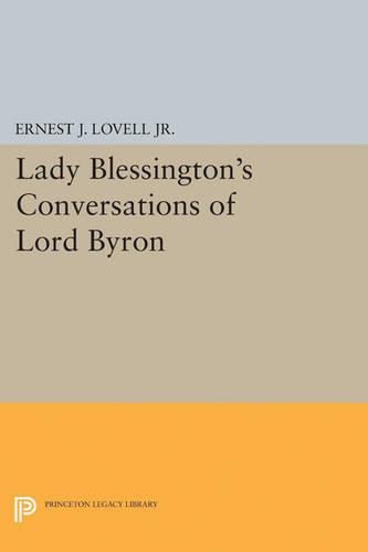 Cover image for Lady Blessington's Conversations of Lord Byron