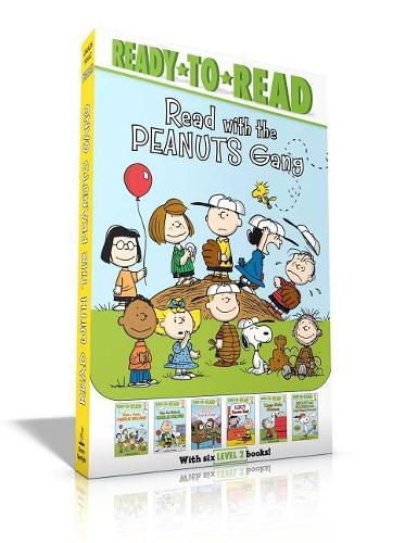 Cover image for Read with the Peanuts Gang: Time for School, Charlie Brown; Make a Trade, Charlie Brown!; Peppermint Patty Goes to Camp; Lucy Knows Best; Linus Gets Glasses; Snoopy and Woodstock