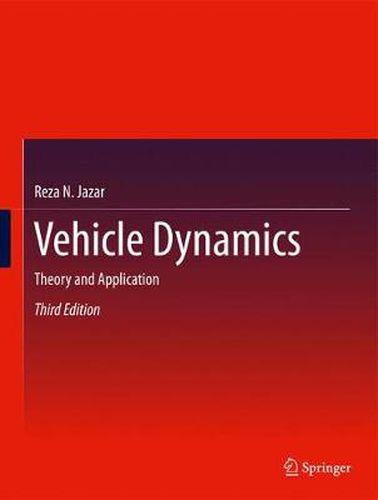 Cover image for Vehicle Dynamics: Theory and Application