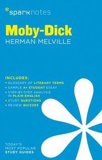 Cover image for Moby-Dick SparkNotes Literature Guide