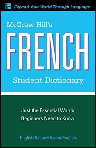 Cover image for McGraw-Hill's French Student Dictionary