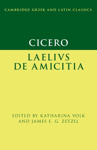 Cover image for Cicero: Laelius de amicitia