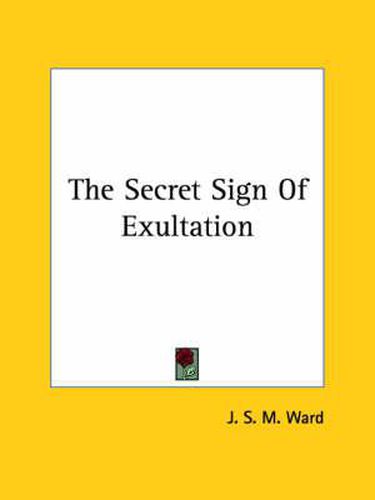 Cover image for The Secret Sign of Exultation
