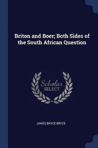 Briton and Boer; Both Sides of the South African Question