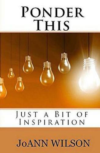 Cover image for Ponder This: Just a Bit of Inspiration