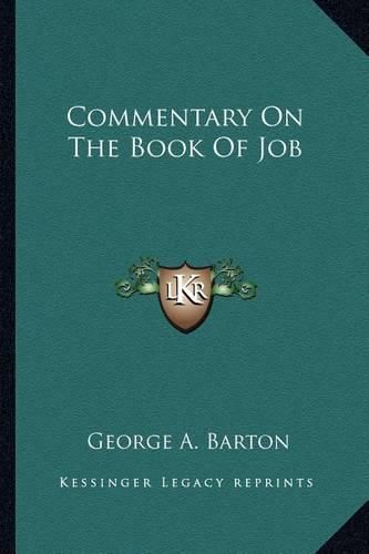 Cover image for Commentary on the Book of Job