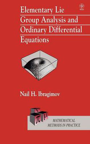 Cover image for Elementary Lie Group Analysis and Ordinary Differential Equations