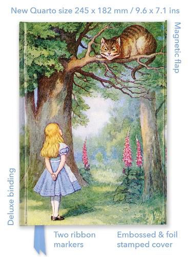 Cover image for John Tenniel: Alice and the Cheshire Cat (Foiled Quarto Journal)