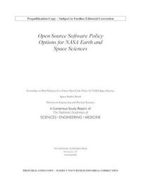 Cover image for Open Source Software Policy Options for NASA Earth and Space Sciences