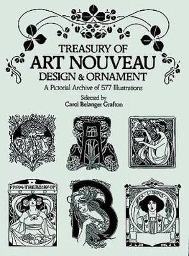 Cover image for Treasury of Art Nouveau Design & Ornament