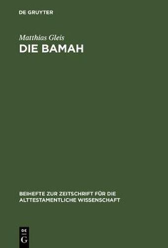 Cover image for Die Bamah