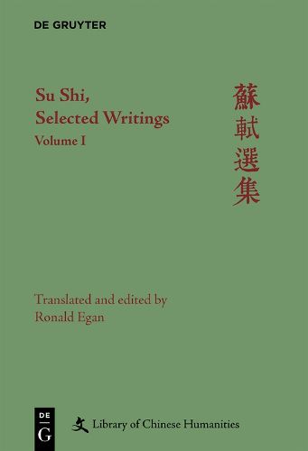 Cover image for Su Shi, Selected Writings