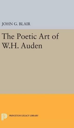 Cover image for Poetic Art of W.H. Auden