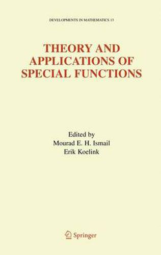 Cover image for Theory and Applications of Special Functions: A Volume Dedicated to Mizan Rahman