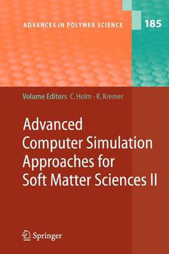 Cover image for Advanced Computer Simulation Approaches for Soft Matter Sciences II