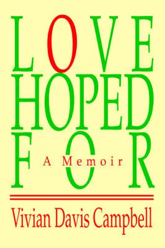 Cover image for Love Hoped For: A Memoir