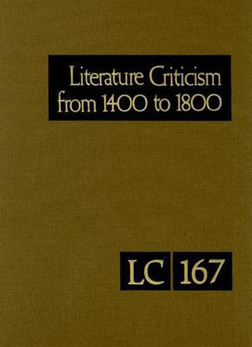 Cover image for Literature Criticism from 1400 to 1800