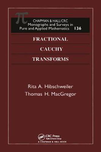 Cover image for Fractional Cauchy Transforms