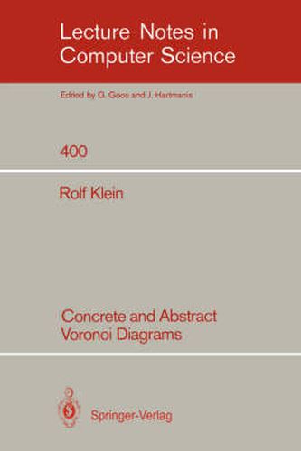 Cover image for Concrete and Abstract Voronoi Diagrams