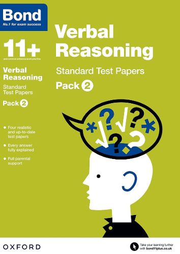 Cover image for Bond 11+: Verbal Reasoning: Standard Test Papers: Pack 2