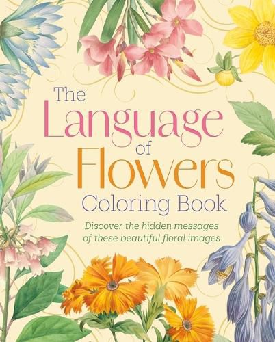 Cover image for The Language of Flowers Coloring Book
