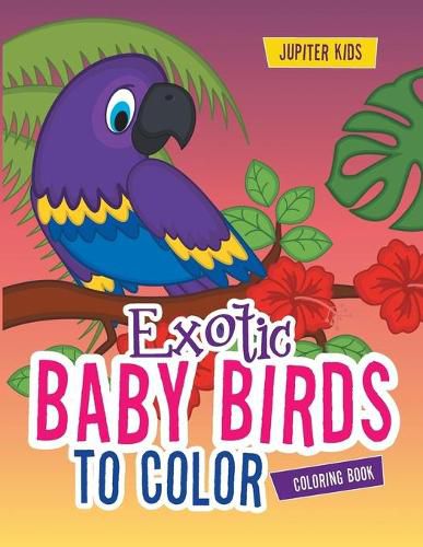 Cover image for Exotic Baby Birds to Color Coloring Book