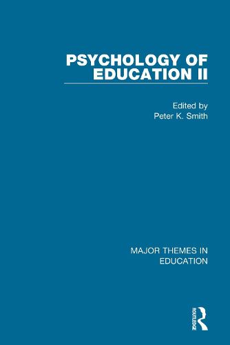 Cover image for Smith: Psychology of Education II (4-vol. set)