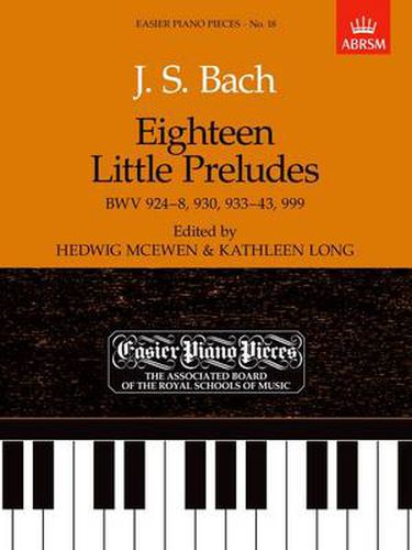 Cover image for Eighteen Little Preludes: Easier Piano Pieces 18