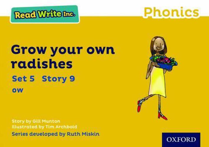 Cover image for Read Write Inc. Phonics: Yellow Set 5 Storybook 9 Grow Your Own Radishes