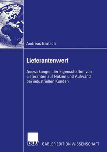 Cover image for Lieferantenwert