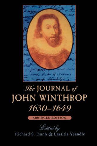 Cover image for The Journal of John Winthrop, 1630-1649: Abridged Edition