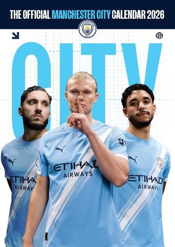 Cover image for MANCHESTER CITY FC 2026 A3 CALENDAR