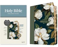 Cover image for KJV Personal Size Giant Print Bible, Filament-Enabled Edition (Leatherlike, Magnolia Sage Green, Indexed, Red Letter)