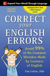 Cover image for Correct Your English Errors, Second Edition