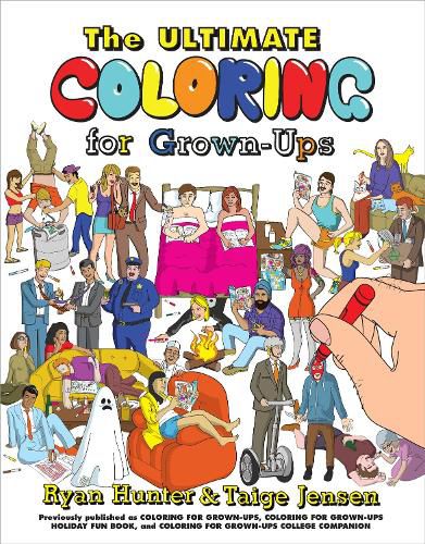 Cover image for The Ultimate Coloring for Grown-Ups