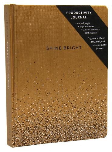 Cover image for Shine Bright Productivity Journal Gold