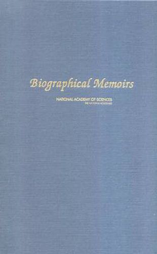 Biographical Memoirs: Volume 88