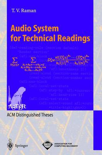 Cover image for Audio System for Technical Readings