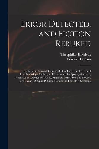 Error Detected, and Fiction Rebuked