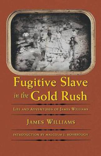 Cover image for Fugitive Slave in the Gold Rush: Life and Adventures of James Williams