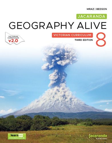 Cover image for Jacaranda Geography Alive 8 Victorian Curriculum, 3e learnON and Print