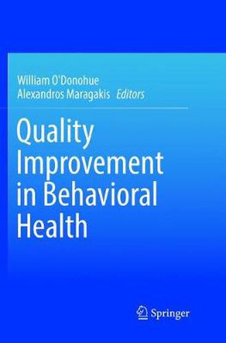 Cover image for Quality Improvement in Behavioral Health