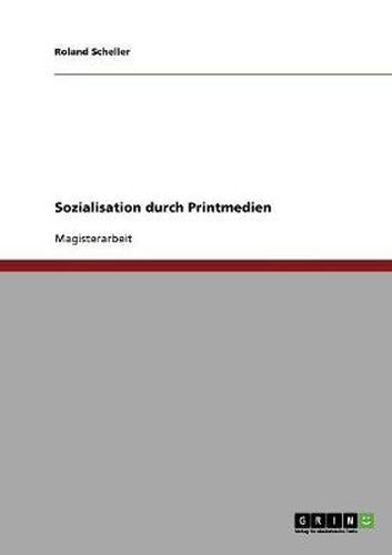 Cover image for Sozialisation durch Printmedien