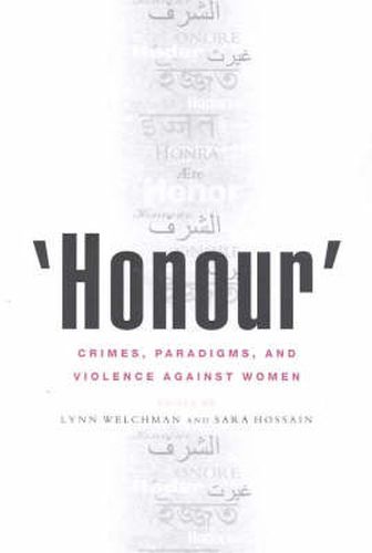 Cover image for Honour: Crimes, Paradigms, and Violence Against Women