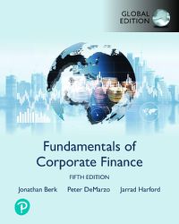 Cover image for Fundamentals of Corporate Finance, Global Edition