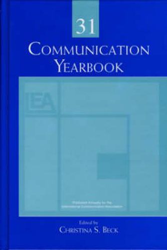 Cover image for Communication Yearbook 31