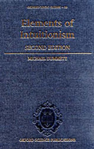 Elements of Intuitionism