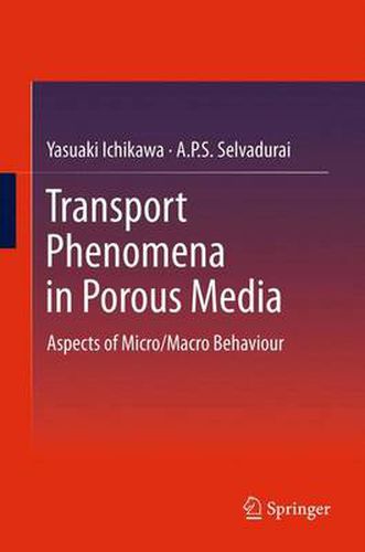 Cover image for Transport Phenomena in Porous Media: Aspects of Micro/Macro Behaviour